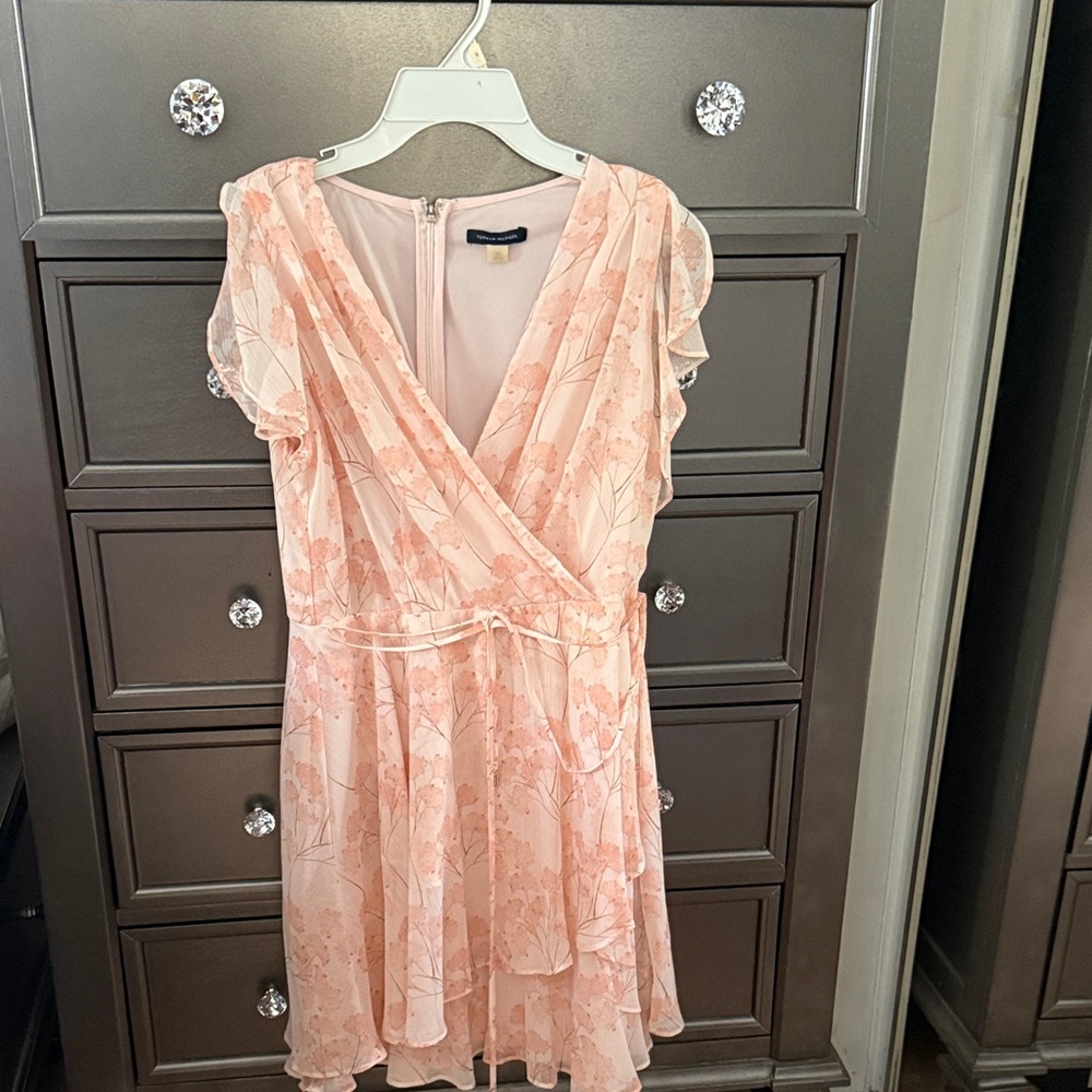 Tommy Hilfiger Light Pink Floral Mini Dress
